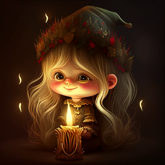 "Shine Bright with Candle Gnome: Discover the Magic of Our Crystal Candles"