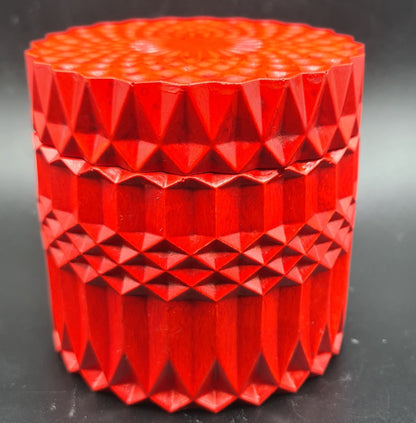 Scented geometric-pot candle, combining form and fragrance seamlessly.